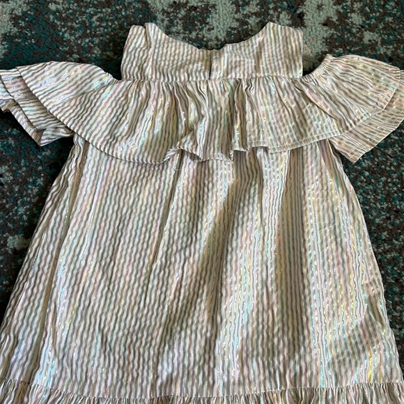 Cat & Jack Multi Off Shoulder Dress M 7/8 - Picture 3 of 3
